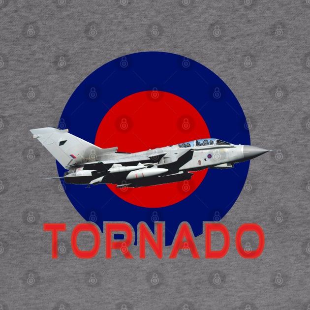 RAF Tornado  aircraft in RAF Roundel by AJ techDesigns